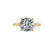 GIA Certified 2.00 Carat Round diamond in 18k yellow gold solitaire - FERRUCCI & CO. Jewelry