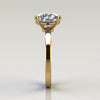 GIA Certified 2.00 Carat Round diamond in 18k yellow gold solitaire - FERRUCCI & CO. Jewelry